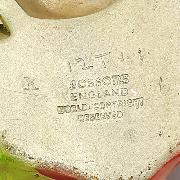 Vintage Bosson's England Chalkware Head Wall Art "Punjabi" 1964 Folk Art UK - Picture 9 of 9